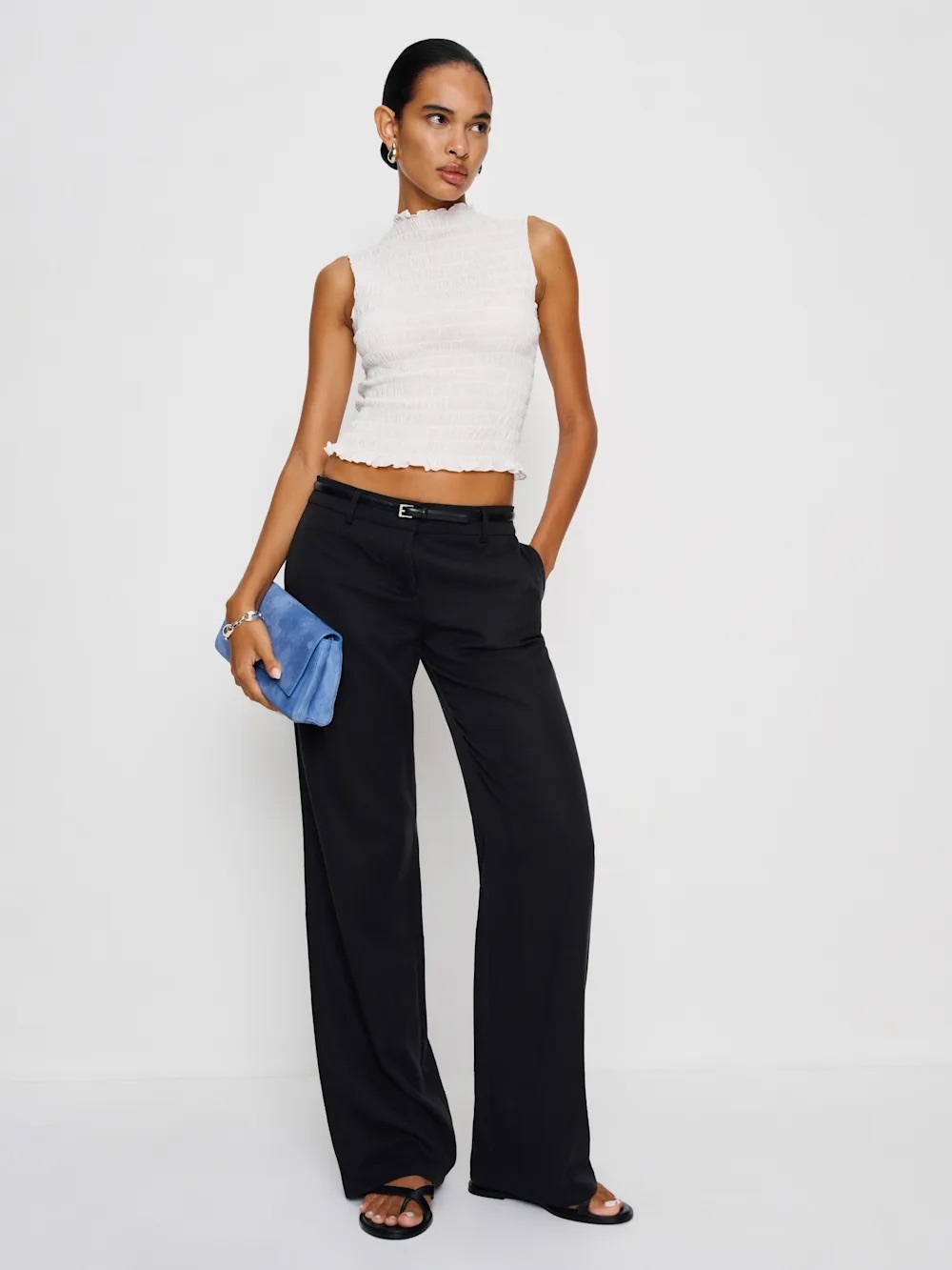 NWT Reformation Gisele Low Rise Pant